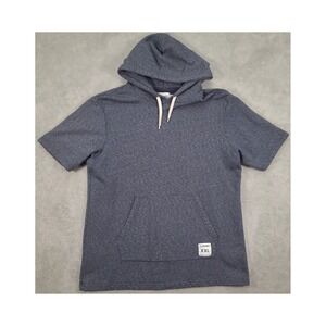 Diamond Supply Co Mens XXL Heather Gray Blue Short Sleeve Pullover Hoodie